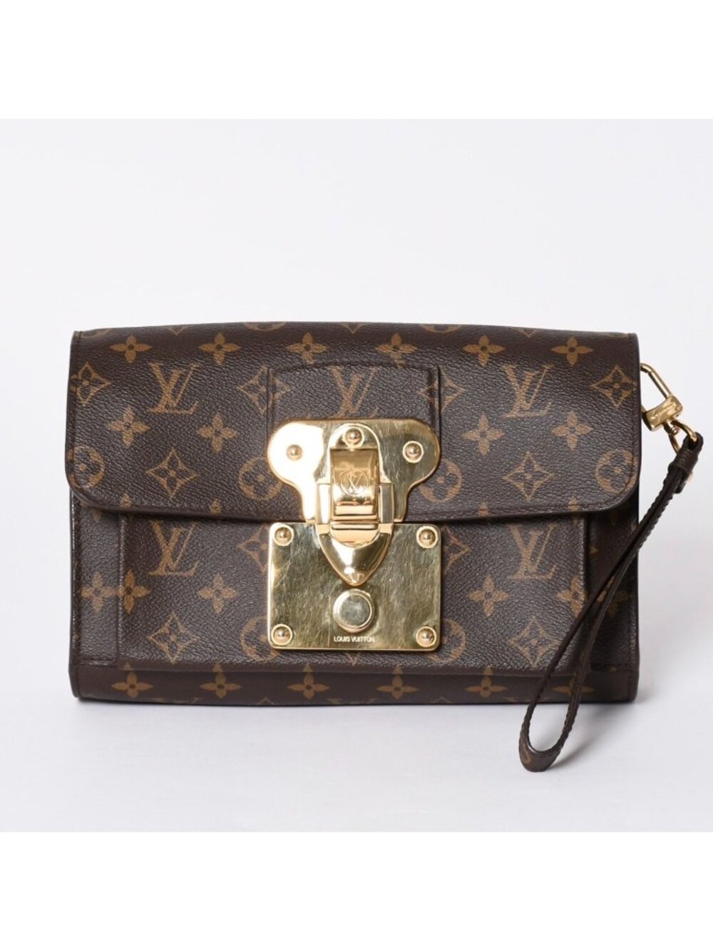 Louis Vuitton Clutch Historique Monogram Brown
